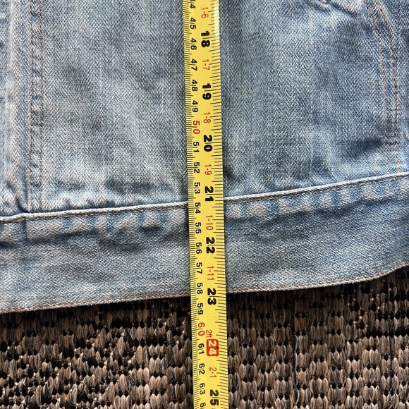 Vintage Blue Bell Maverick Jacket Adult 46 Blue Light Wash Trucker Denim 70s - Picture 14 of 14